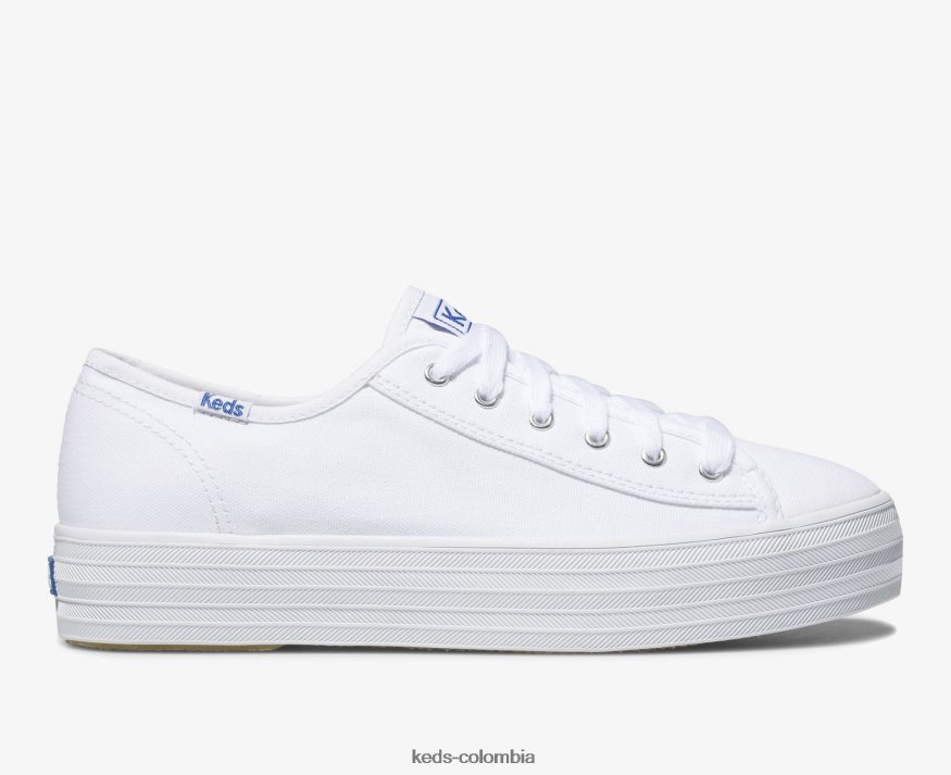 RF0RND100 triple patada blanco mujer Keds